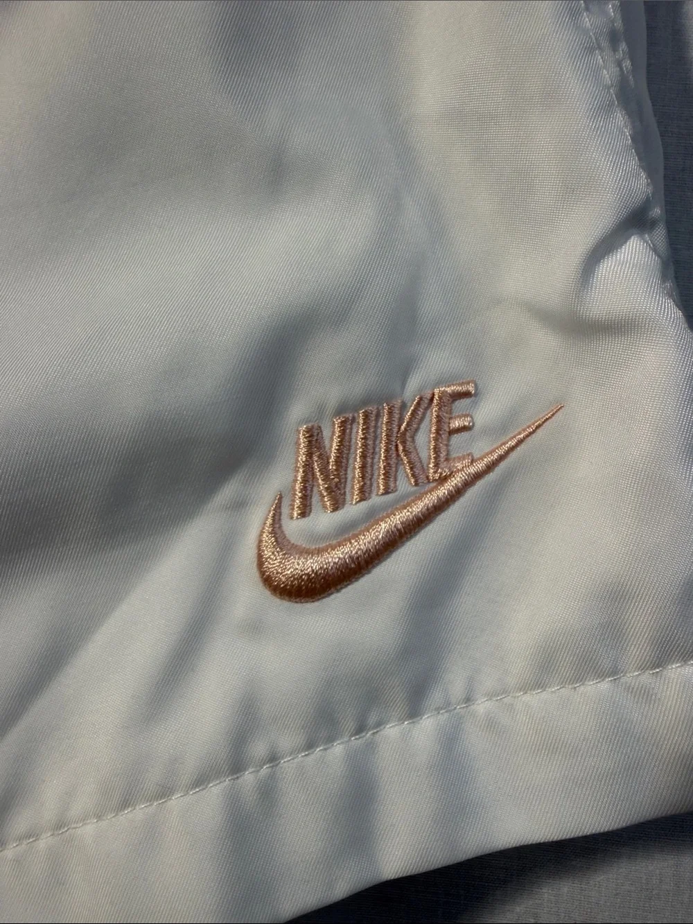 Nike men’s  Tri-Panel swim Shorts — Rust, Pink & White XL